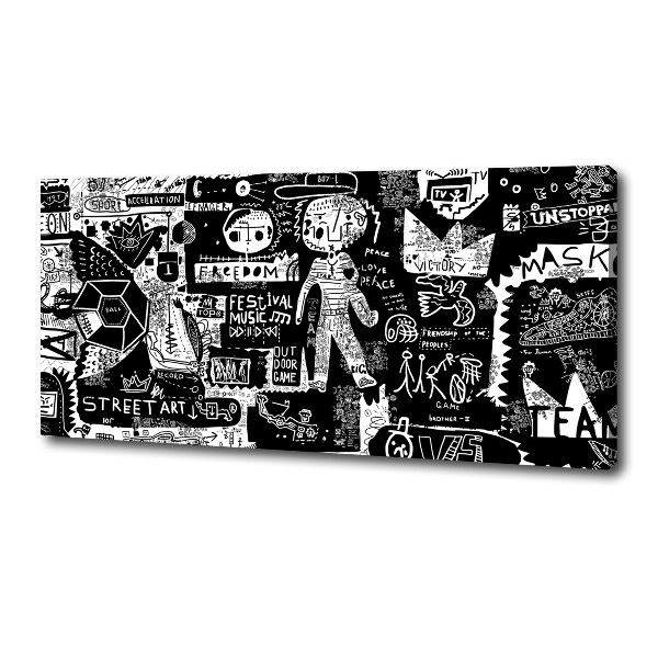 Cuadro canvas con impresión uv duradera horizontal Pintada