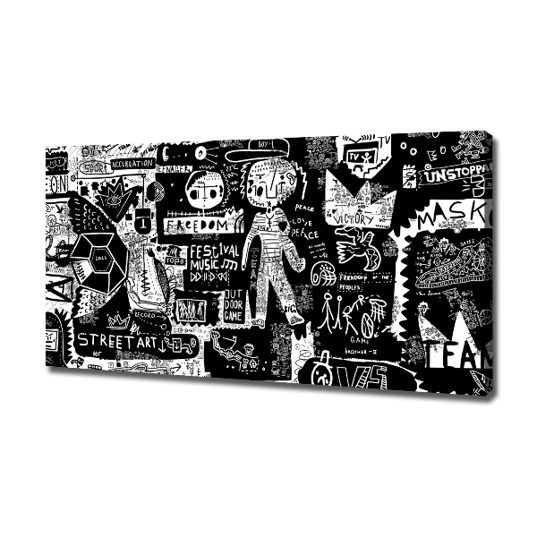 Cuadro canvas con impresión uv duradera horizontal Pintada