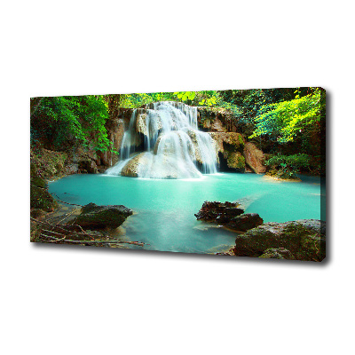 Cuadro canvas con impresión uv duradera horizontal Cascada
