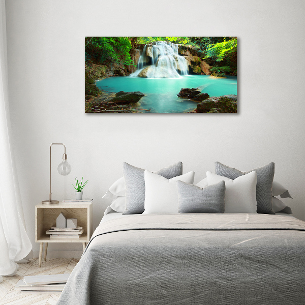 Cuadro canvas con impresión uv duradera horizontal Cascada