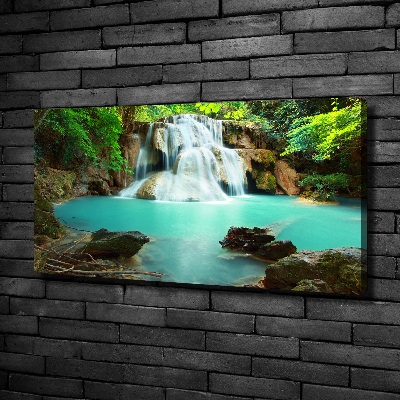Cuadro canvas con impresión uv duradera horizontal Cascada