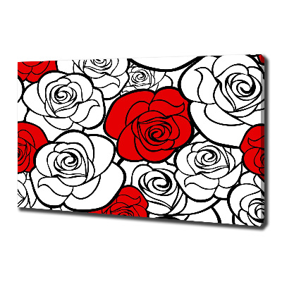 Nowoczesny obraz na płótnie zdjęcie Róże