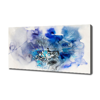 Fotocuadro en lienzo de alta calidad horizontal flores abstractas