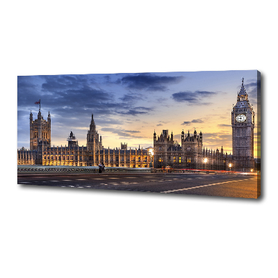 Cuadro canvas con impresión uv duradera horizontal Big Ben de Londres