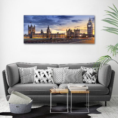 Cuadro canvas con impresión uv duradera horizontal Big Ben de Londres