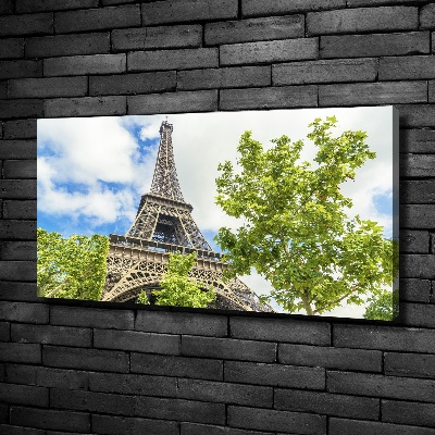Fotocuadro en lienzo de alta calidad horizontal Torre Eiffel de París