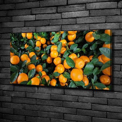 Foto en lienzo con acabado profesional horizontal Mandarinas