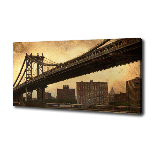 Cuadro canvas con impresión uv duradera horizontal Manhattan Nueva York