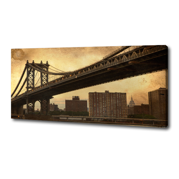 Cuadro canvas con impresión uv duradera horizontal Manhattan Nueva York