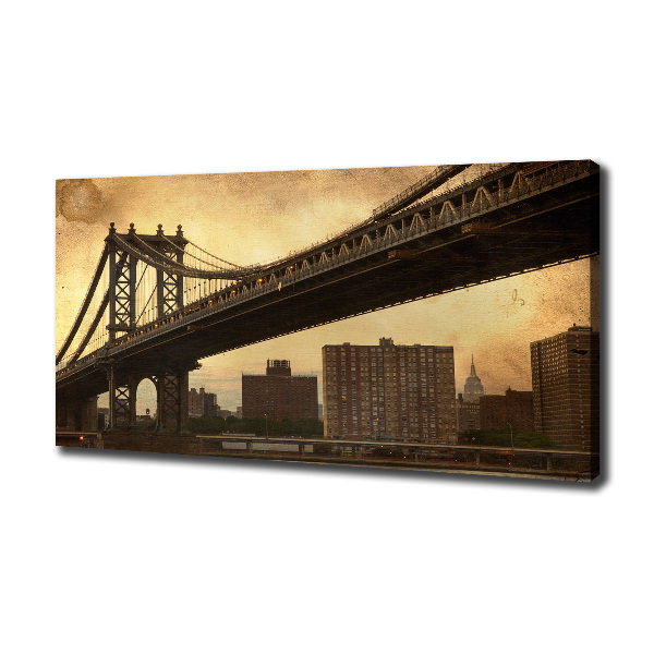 Cuadro canvas con impresión uv duradera horizontal Manhattan Nueva York