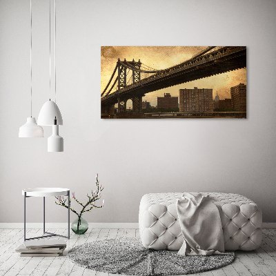 Cuadro canvas con impresión uv duradera horizontal Manhattan Nueva York
