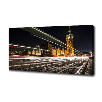 Fotocuadro en lienzo de alta calidad horizontal Big Ben de Londres