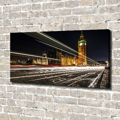 Fotocuadro en lienzo de alta calidad horizontal Big Ben de Londres