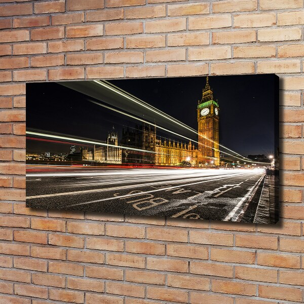 Fotocuadro en lienzo de alta calidad horizontal Big Ben de Londres