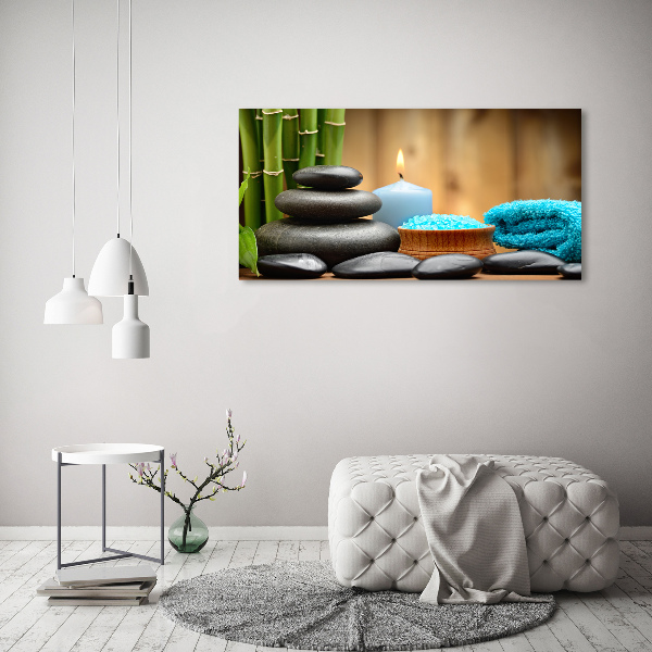Fotocuadro en lienzo de alta calidad horizontal Bambú