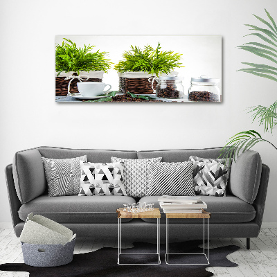 Foto en lienzo con acabado profesional horizontal Tema de cafetería