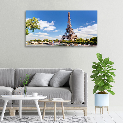 Fotocuadro en lienzo de alta calidad horizontal Torre Eiffel de París