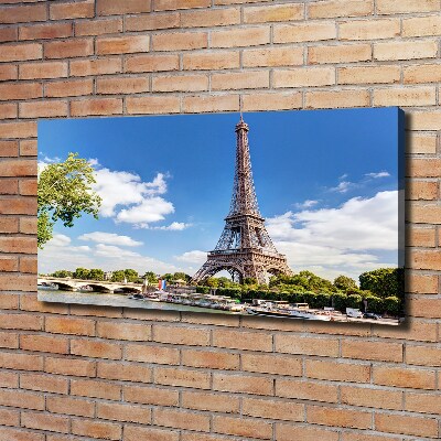 Fotocuadro en lienzo de alta calidad horizontal Torre Eiffel de París