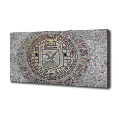 Cuadro canvas con impresión uv duradera horizontal Pozo de Sopot