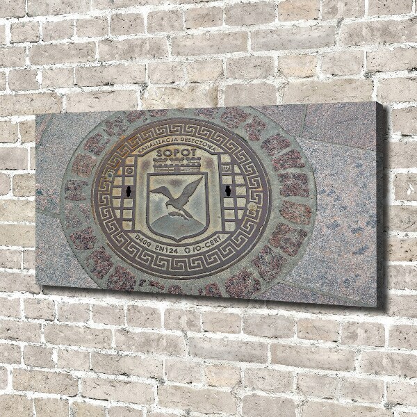 Cuadro canvas con impresión uv duradera horizontal Pozo de Sopot