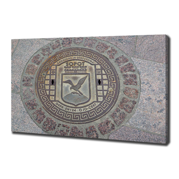Cuadro canvas con impresión uv duradera horizontal Pozo de Sopot