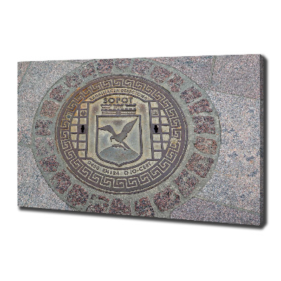 Cuadro canvas con impresión uv duradera horizontal Pozo de Sopot