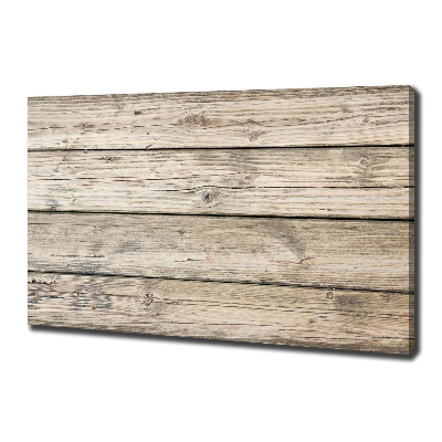 Foto en lienzo con acabado profesional horizontal Fondo de madera