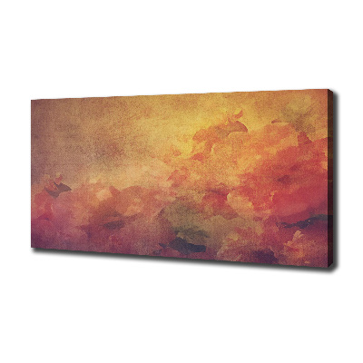 Cuadro canvas con impresión uv duradera horizontal Flores