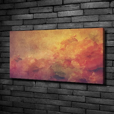 Cuadro canvas con impresión uv duradera horizontal Flores