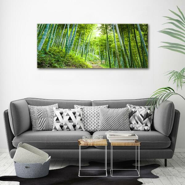 Foto en lienzo con acabado profesional horizontal bosque de bambú