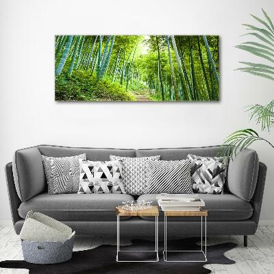 Foto en lienzo con acabado profesional horizontal bosque de bambú