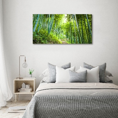Foto en lienzo con acabado profesional horizontal bosque de bambú