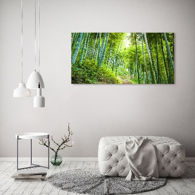 Foto en lienzo con acabado profesional horizontal bosque de bambú