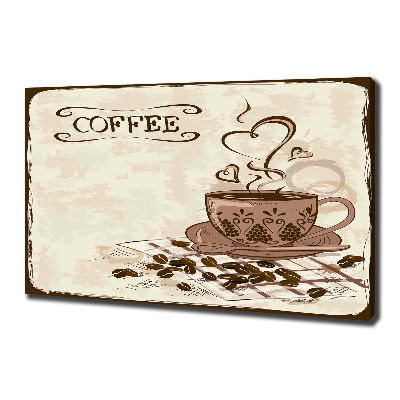 Foto en lienzo con acabado profesional horizontal Café aromático