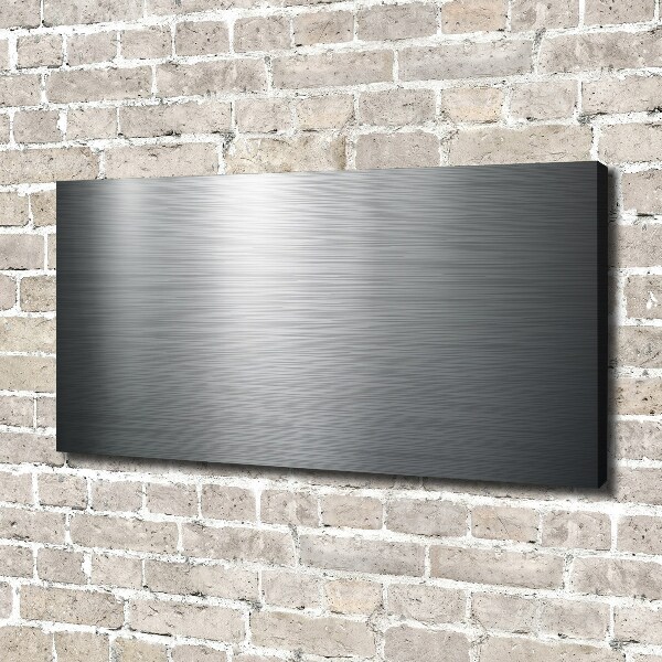 Foto en lienzo con acabado profesional horizontal Fondo de metal