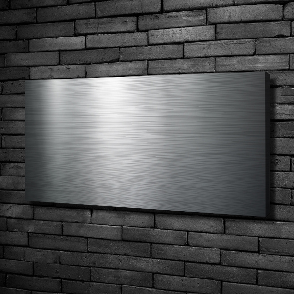 Foto en lienzo con acabado profesional horizontal Fondo de metal