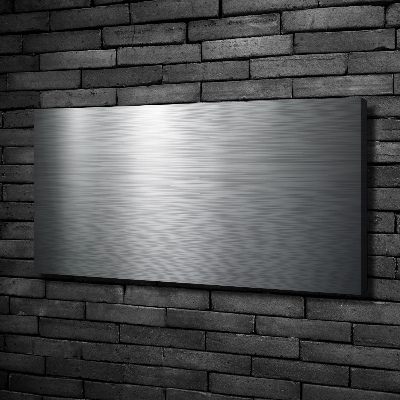Foto en lienzo con acabado profesional horizontal Fondo de metal