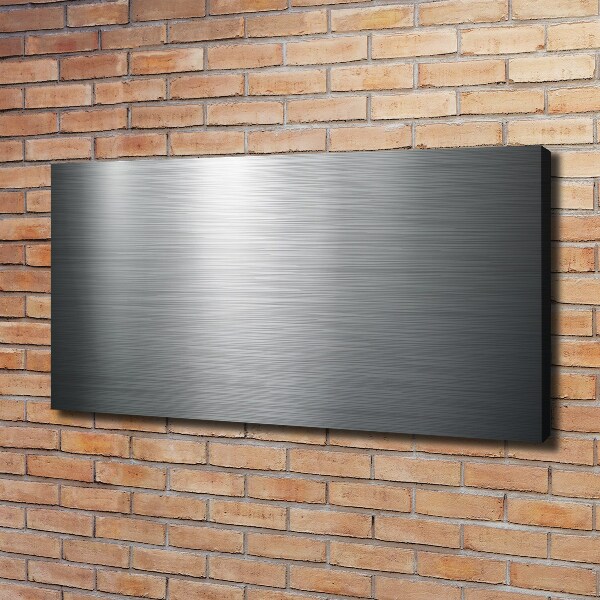 Foto en lienzo con acabado profesional horizontal Fondo de metal