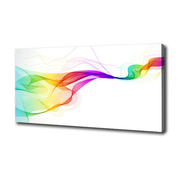 Fotocuadro en lienzo de alta calidad horizontal Abstracción colorida