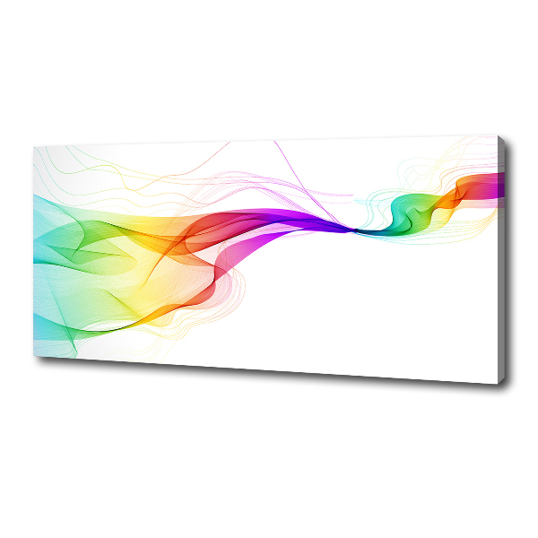 Fotocuadro en lienzo de alta calidad horizontal Abstracción colorida