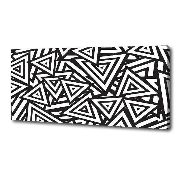 Fotocuadro en lienzo de alta calidad horizontal Fondo de triángulos