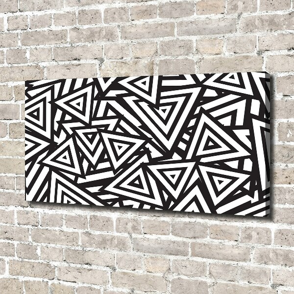 Duży Foto obraz na płótnie Trójkąty tło