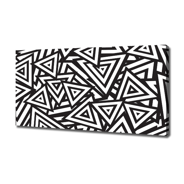 Fotocuadro en lienzo de alta calidad horizontal Fondo de triángulos