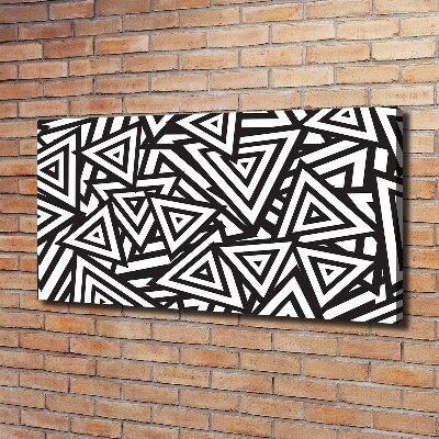 Duży Foto obraz na płótnie Trójkąty tło