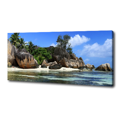 Foto en lienzo con acabado profesional horizontal Panorama de las Seychelles