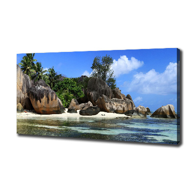 Foto en lienzo con acabado profesional horizontal Panorama de las Seychelles