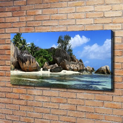 Foto en lienzo con acabado profesional horizontal Panorama de las Seychelles