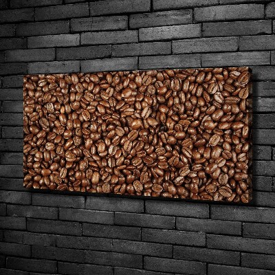 Cuadro canvas moderno de gran formato horizontal Granos de café