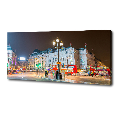 Cuadro canvas con impresión uv duradera horizontal Londres de noche