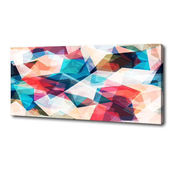 Cuadro canvas moderno de gran formato horizontal Mosaico abstracto